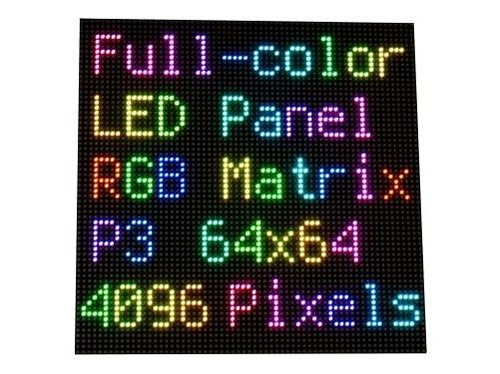 Panel De Matriz Led Rgb A Todo Color Para Raspberry Pi Y Ard
