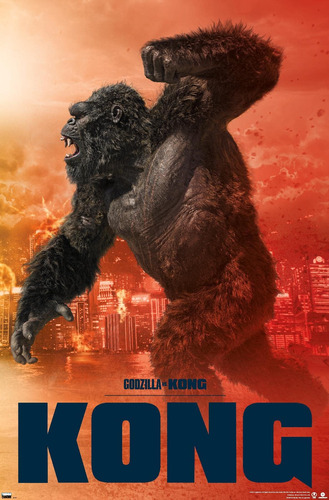 Trends International Godzilla Vs. Kong - Póster De Pared Kon