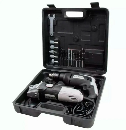 Kit Maletin Amoladora 600w + Taladro 550w Hyundai