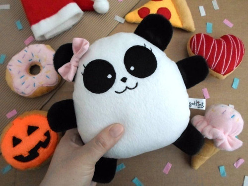 Mini Panda Niña Peluche Nombre Personalizado Cumpleaños Amor