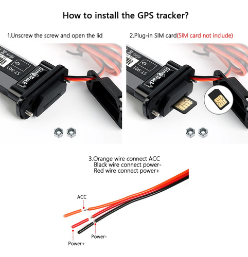Gps Sinotrack St901l Rastreador 4g Motocicleta Auto Relay