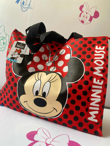 Tote Bag De Minnie Mouse Rojo