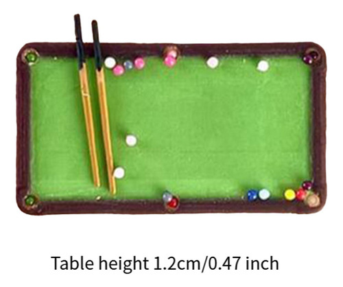 Gww Compatible Modelo De Mesa De Bilhar Em Escala 1:64,
