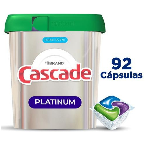 Lavavajillas Cascade Platinu 92 - Unidad a $1684