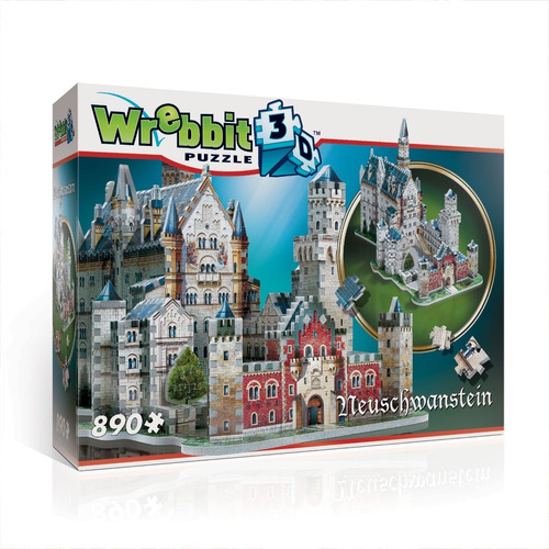 Puzzle 3d Castillo De Neuschwanstein - Wrebbit