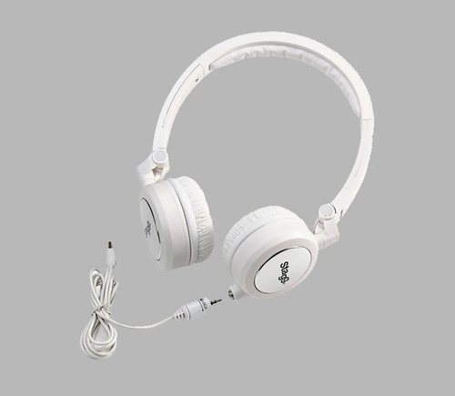 Imagen 4 de 4 de Auriculares Cerrados Con Funda Deluxe Stagg Shpi500 Color Blanco