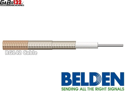 Coaxial Belden Rg-142 De Doble Malla Para Jumber Duplexor