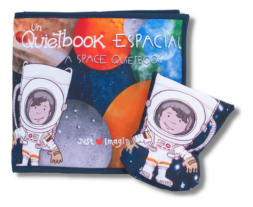 Libro En Tela Para Bebés Y Niños | Un Quietbook Espacial