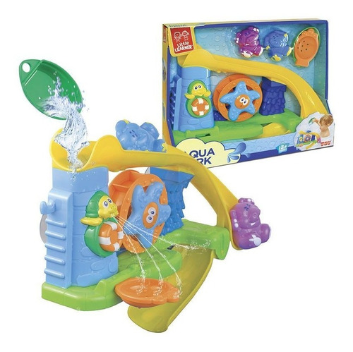Imagen 5 de 9 de Juego De Agua Parque Acuático Para Bañera Con Sopapa