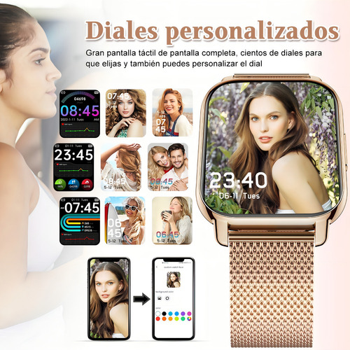 Quacoww QM016 Smartwatch Mujer 1.85