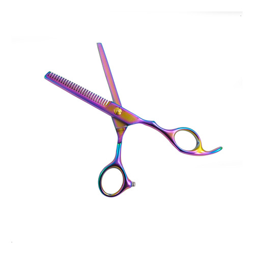 Combo Tijera Profesional Peluqueria De Corte Pulir Tornasol