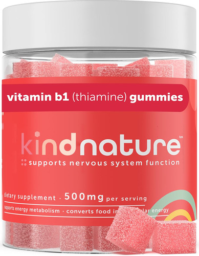 Kind Nature Gomitas De Vitamina B1  Tiamina Masticable 500
