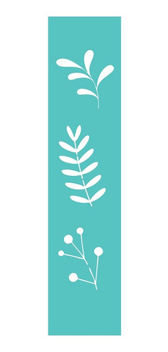 Imagen 4 de 5 de Stencil Mini Hojas De La Selva Laura Craft