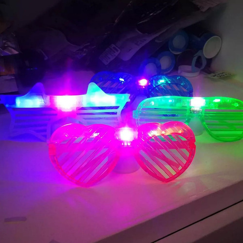 Festa De 14 Festas Com Lentes De Brilho De Néon E Luzes Led