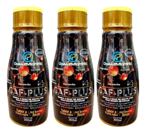 Jarabe Gaf Plus 300ml X3 - Ml A - mL a $100