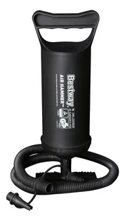 Bomba de aire manual portátil Bestway 62002 color negro 10psi