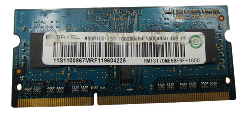 Memoria Ram Ramaxel 4gb Rmt3170me68f9f-1600 Ddr3