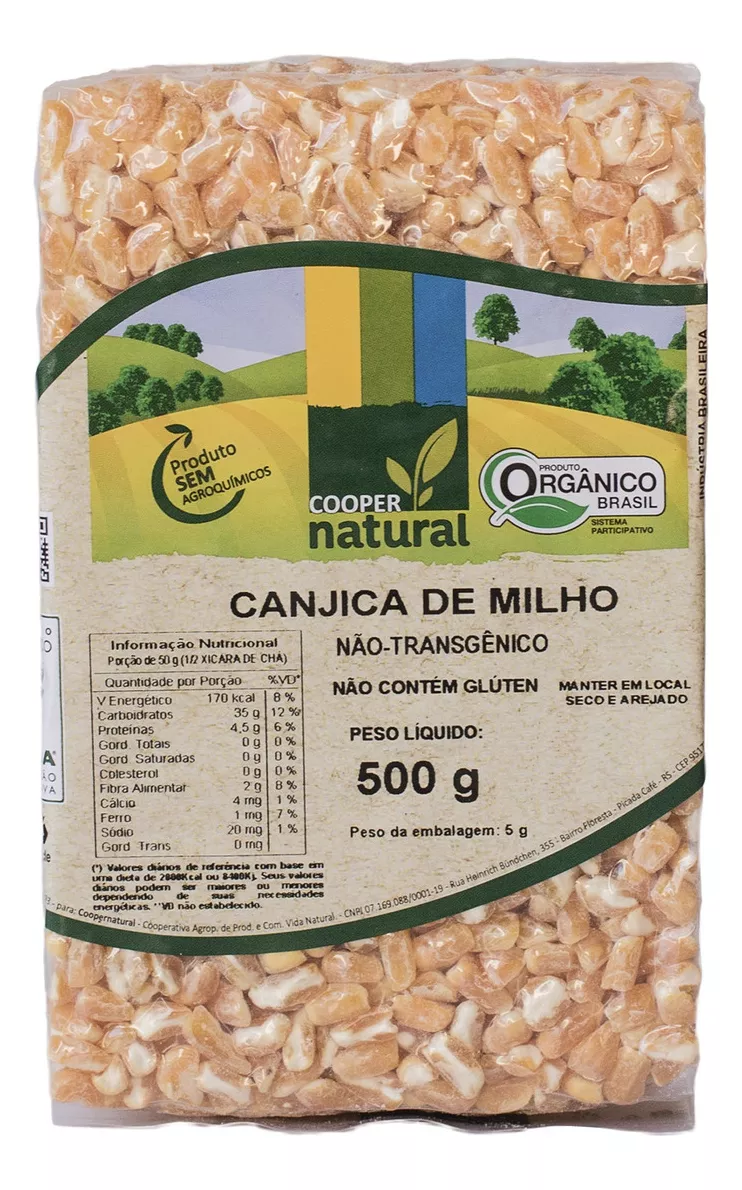 Segunda imagem para pesquisa de milho canjica 500g preco