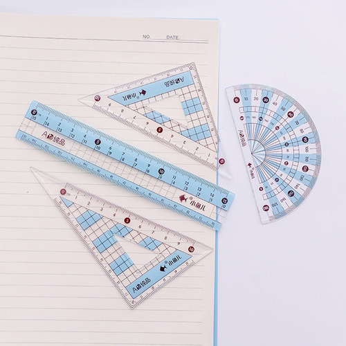 Juego De Herramientas De Dibujo Geométrico, 8 Piezas, Brújul