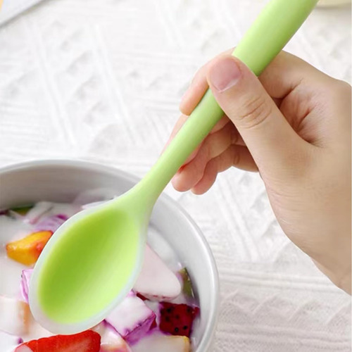 Lilaly 4 Pcs Silicone Cucharas De Silicona, Cucharas De Mezc
