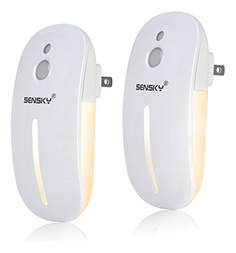 Luz Nocturna Sensky Con Sensor Crepuscular, Ajustable Y
