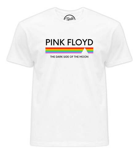 Playera Pink Floyd Banda Dark Side Line Colors 15 T-shirt