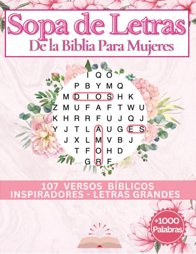 Libro: Sopa De Letras De La Biblia Para Mujeres 107 Versos B