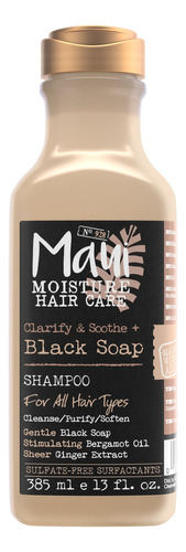  Maui Clarify & Soothe + Champú De Jabón Negro, Hidratante, 1