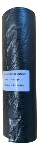 Bolsa De Residuos Basura Rollo 100x120 Pack X 10 Unidades