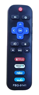 Controle Remoto Compatível C/ Tv Tcl Smart Roku Rc280, Rc282
