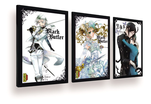 Quadro Decor Coleção Kuroshitsuji.full. Anime Black Butler.