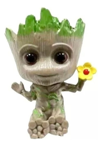 Figura Guardianes De La Galaxia Baby Groot Con Flor, Marvel