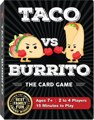 Taco Vs Burrito Juego De Cartas Para Toda La Familia 7+