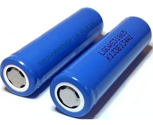 Pila Bateria Recargable 18650 3.7v LG 2200mah Reales Soldar