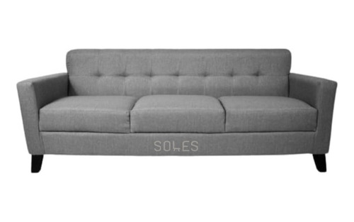 Sillon Sofa Retro Vintage Paris Soft Escandinavo Nordico 3cp