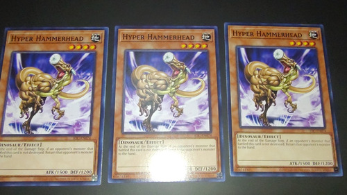 Yugioh! Hyper Hammerhead Común X3 Ioc-en074 25th