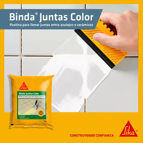 Pastina Binda Juntas Sika Colores Negro 1 Kg. Ufa