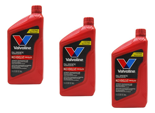 3 Aceite Atf Sintético Dexron Vi Valvoline Para Gm 946ml