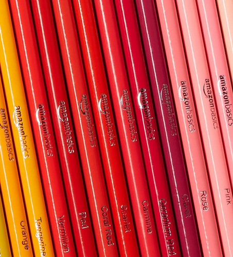 Amazon Basics Premium Colored Pencils, Soft Core, 72 Coun...