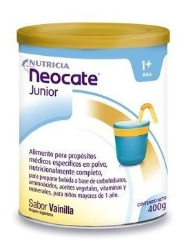 Neocate Junior Vainilla Lata Para Alergia Leche Vaca X400gr