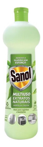 Multiuso Extratos Naturais 500ml Sanol Hortelã E Sálvia