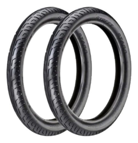 Par Pneu Moto Vipal 100/80-18 (t) E 80/100-18 (d) St600 S/c