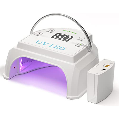 Gelpal 80w Professional Cordless Uv Led Nail Lamp, Uv Lights