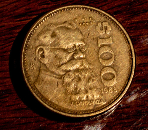 Moneda De 100 Pesos Mexicanos De 1988, De Colección