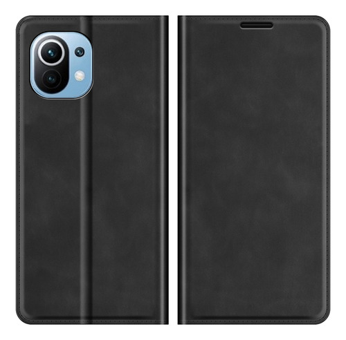 Funda Case For Xiaomi Mi 11 Lite Flip Cover Negro Antishock