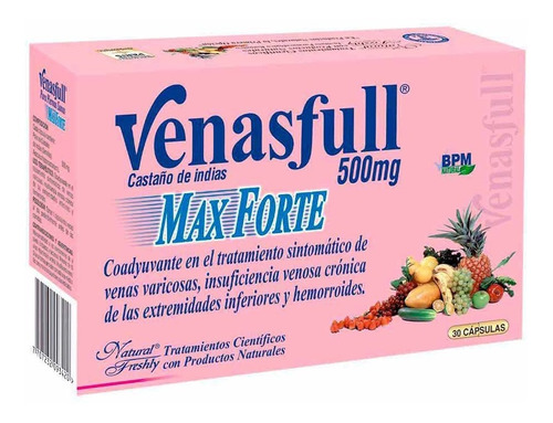 Venasfull® Max Forte 30 Cápsula - Unidad a $1310