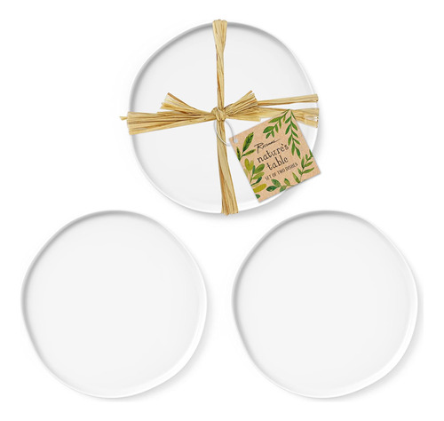 Rosanna Natures Table Blanco Platos Llanos 10, Blanco