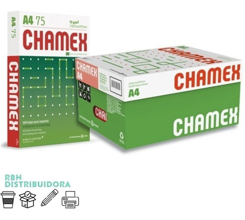 Resma Chamex Premium A4 75gr X15 Unid Mejor Papel Que Autor!