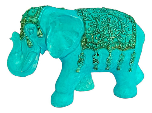 Elefante Indu Estatuilla Decorada A Mano