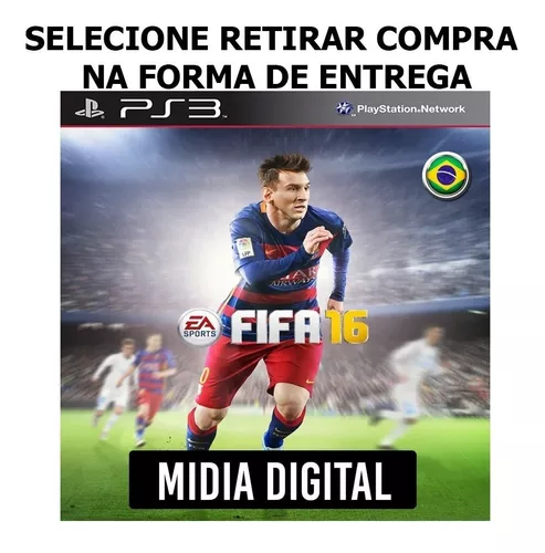 FIFA 16 Jogos Ps3 PSN Digital Playstation 3